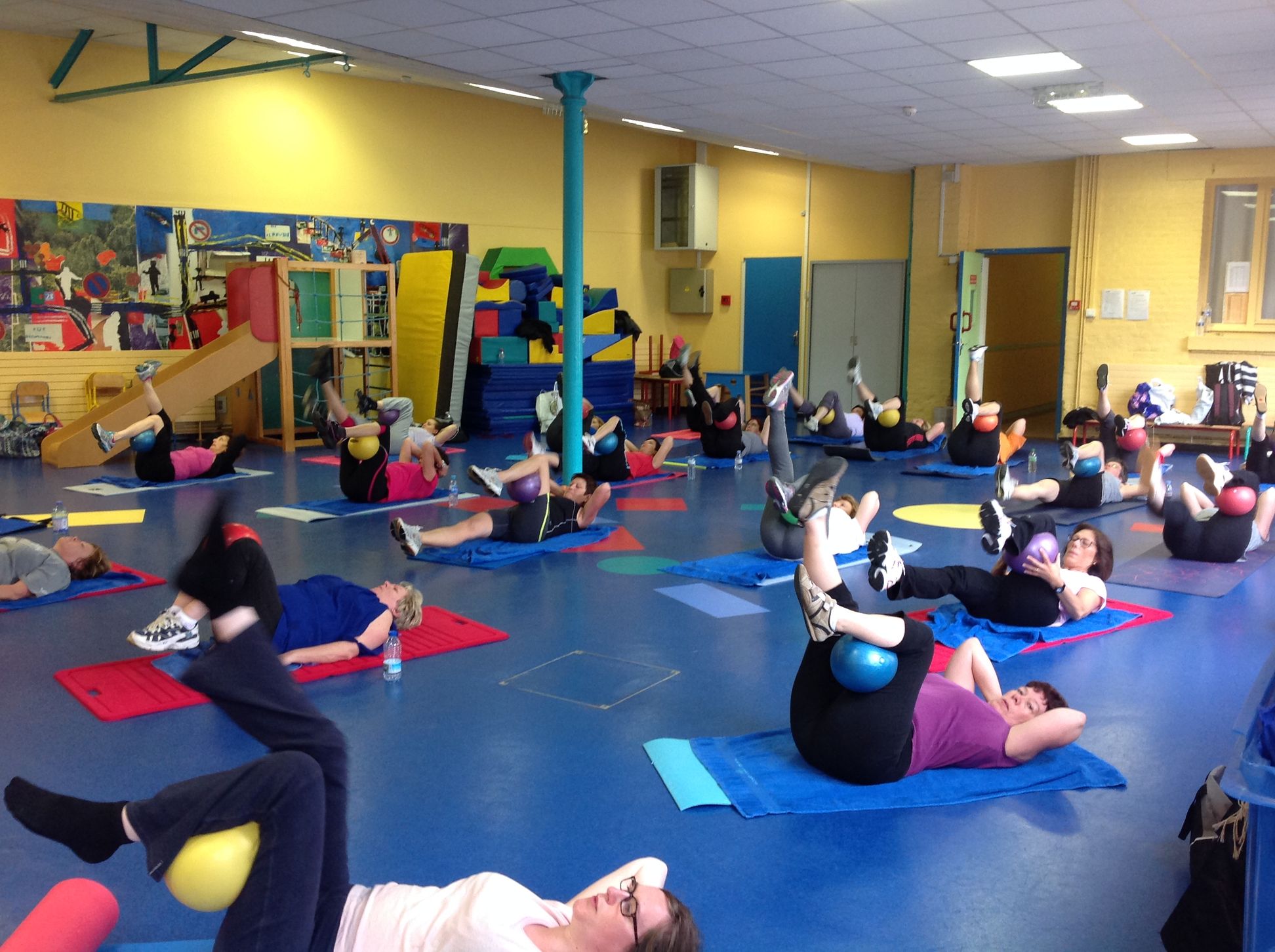 Renforcement musculaire à l'école Jean-Baptiste Massillon.